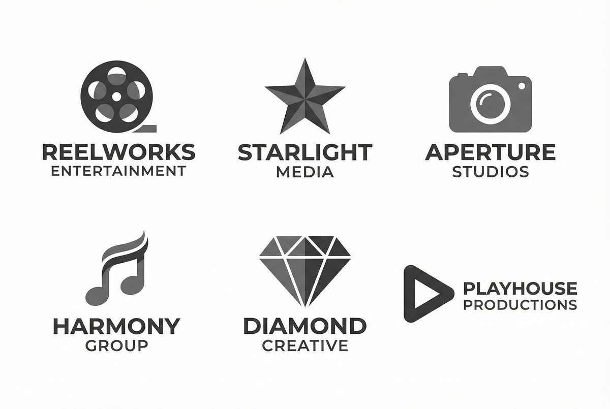 三年二班合作影视品牌Logo墙